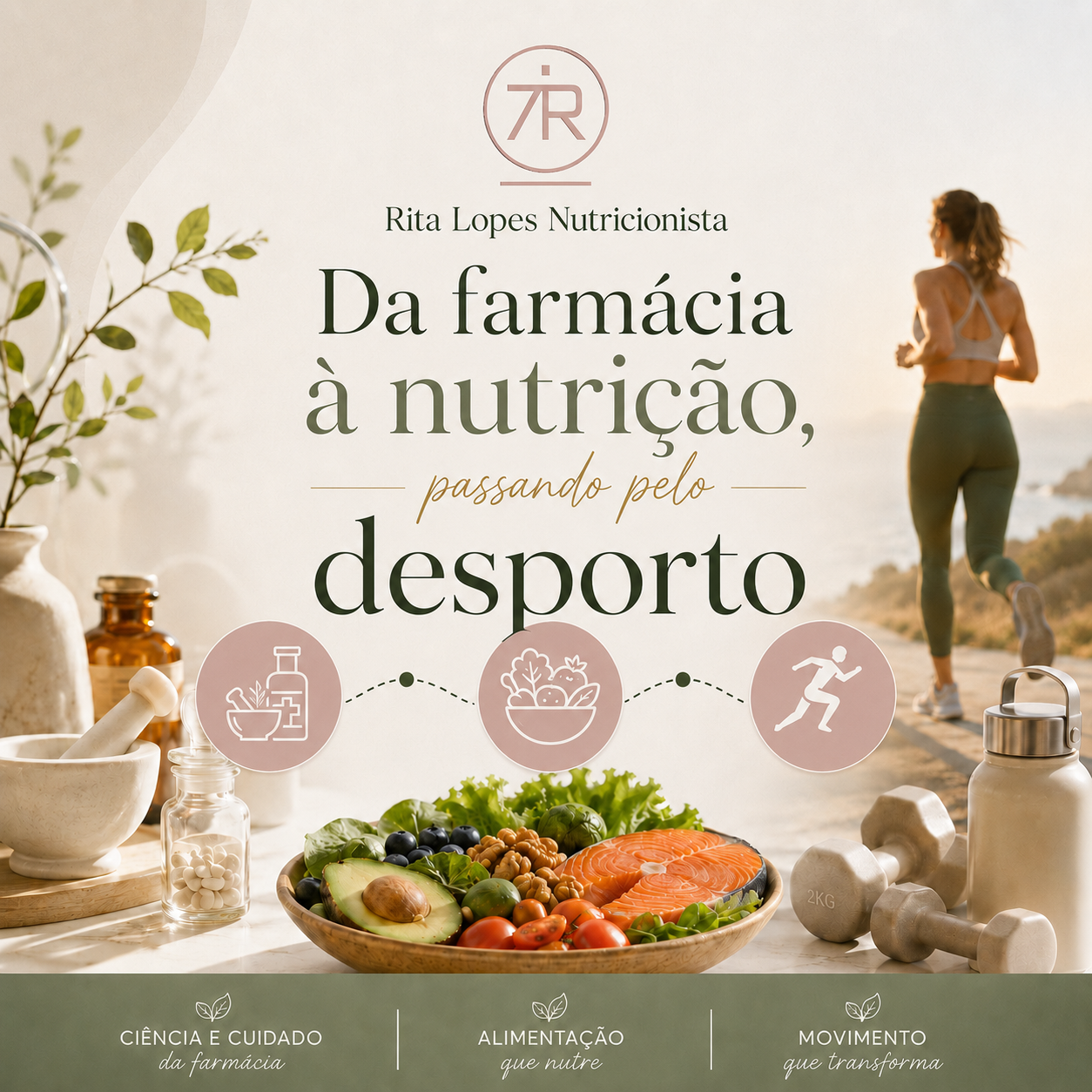 Composição 7R: da farmácia à nutrição, passando pelo desporto